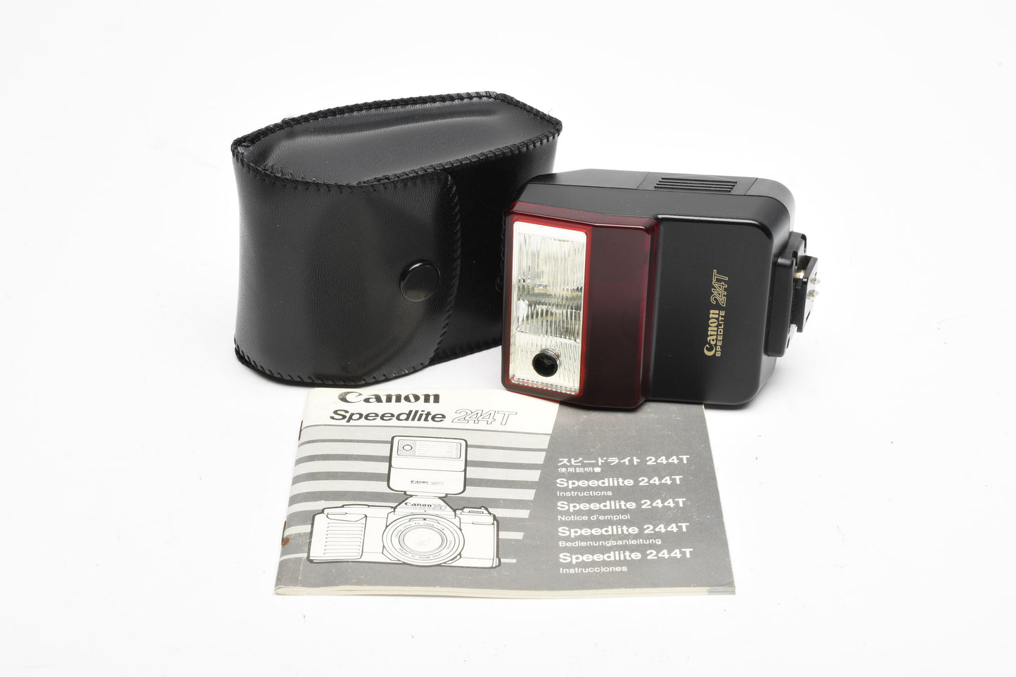 Canon 244T compact flash, case, tested, clean, w/Instructions