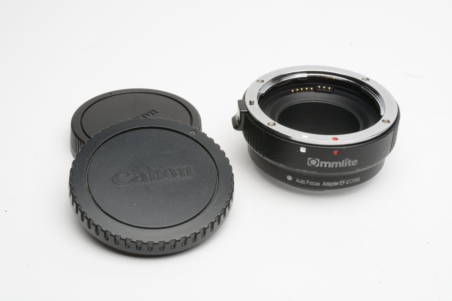 Commlite AF Adapter Canon EF to EOS M mount, caps, works great