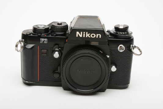 Nikon F3 35mm SLR Body, tested, accurate, Great working! New seals