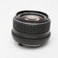 Pentax-M SMC 50mm F1.4 PK Mount prime lens, Mint- w/Caps