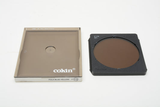 Cokin P series P173 Pola Blue Yellow filter in jewel case, Mint-