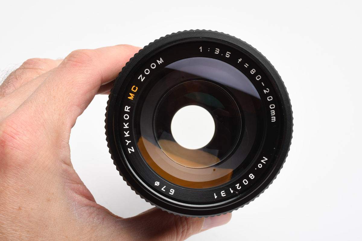 Zykkor 80-200mm f3.5 Telephoto zoom lens Canon FD Mount, UV, Tested