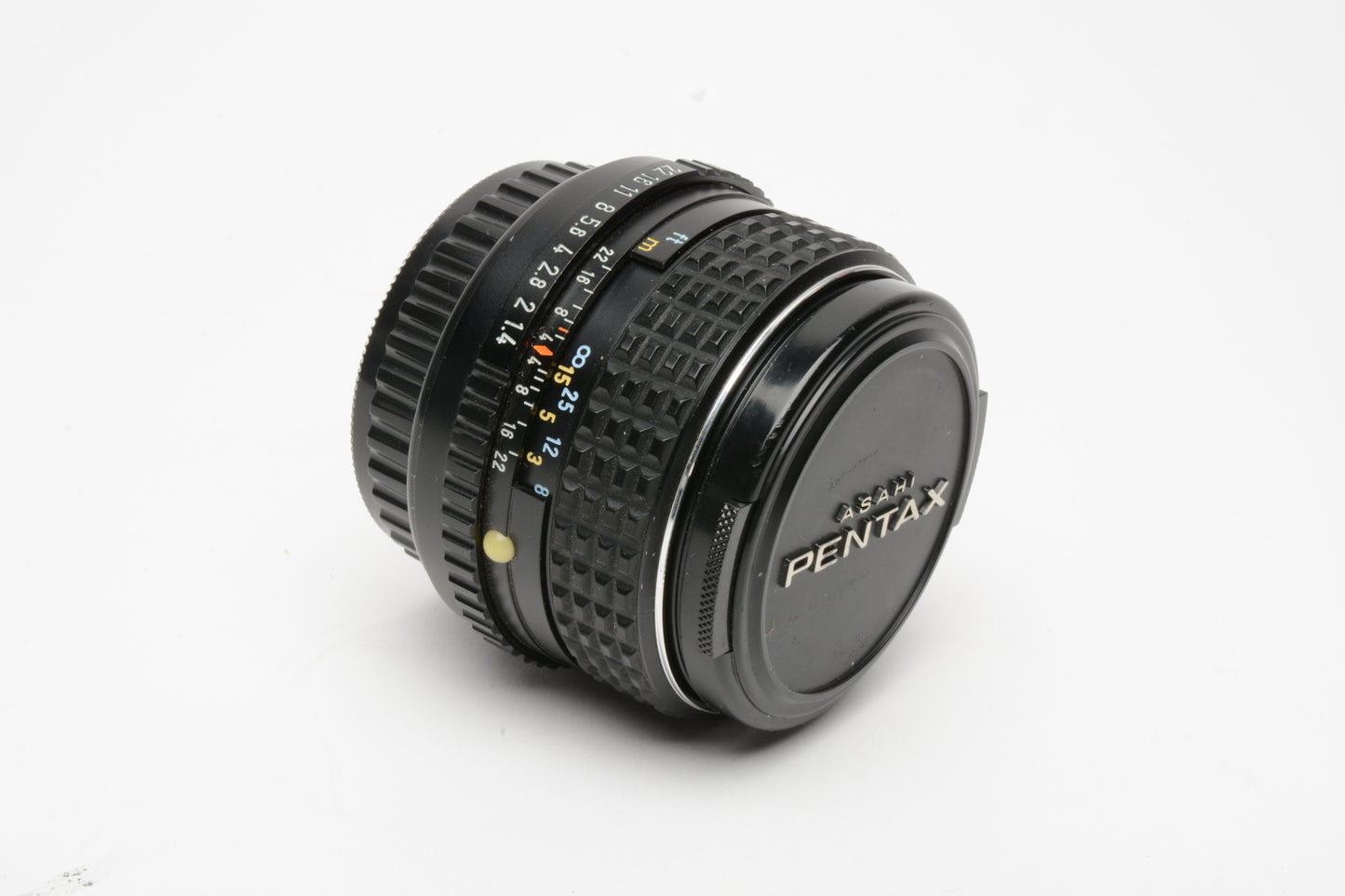 Pentax-M SMC 50mm F1.4 PK Mount prime lens, Mint- w/Caps