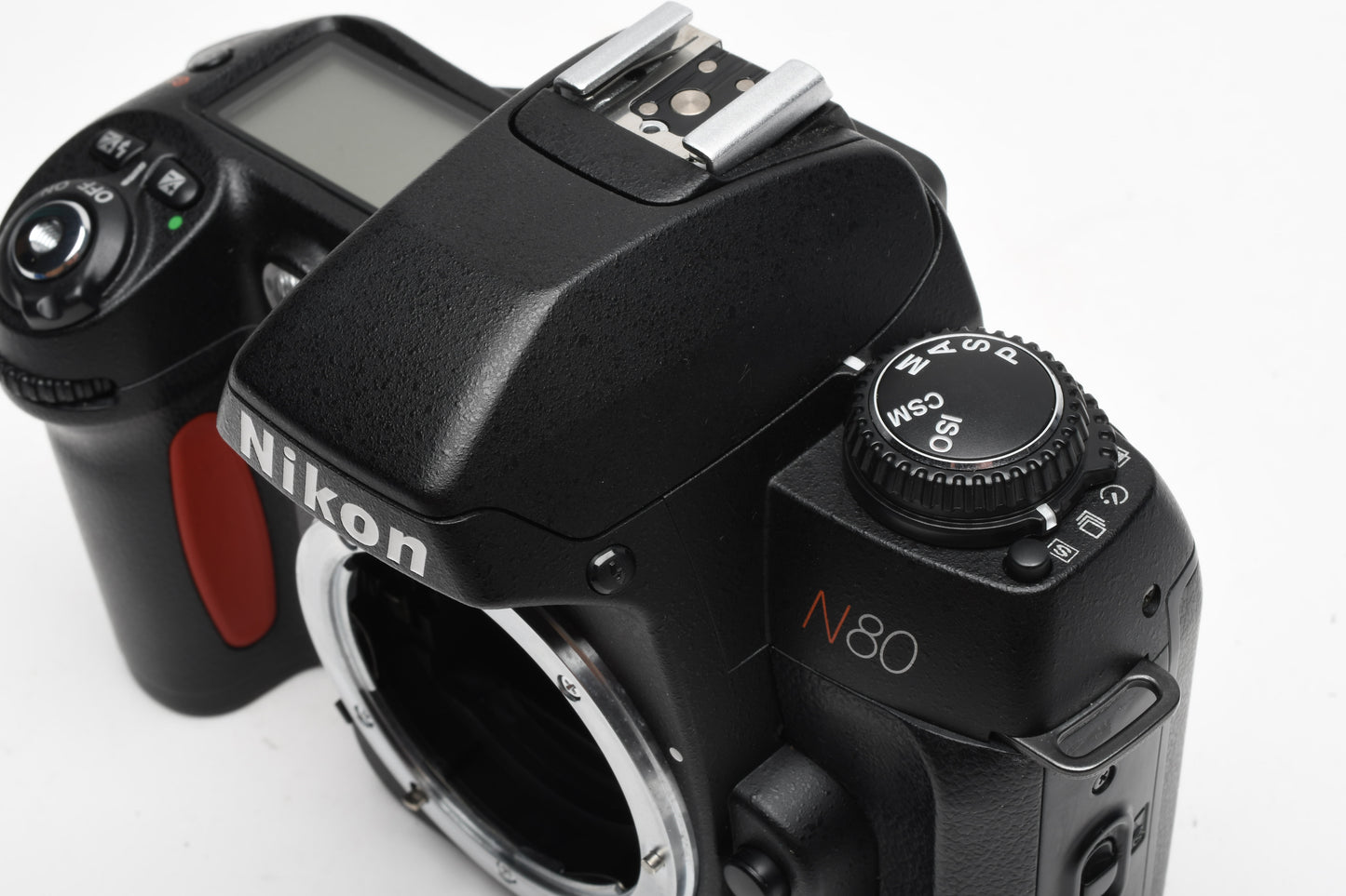 Nikon N80 35mm SLR body, tested, works great!  Clean grip