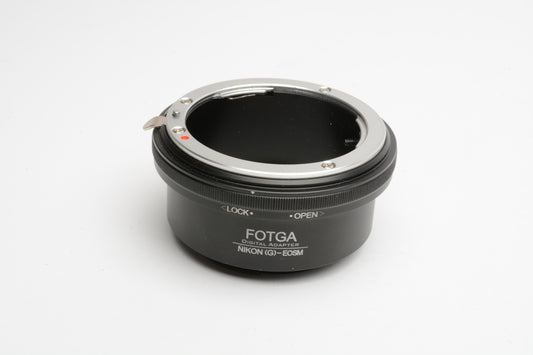 Fotga Nikon G to EOS M mount converter, Clean