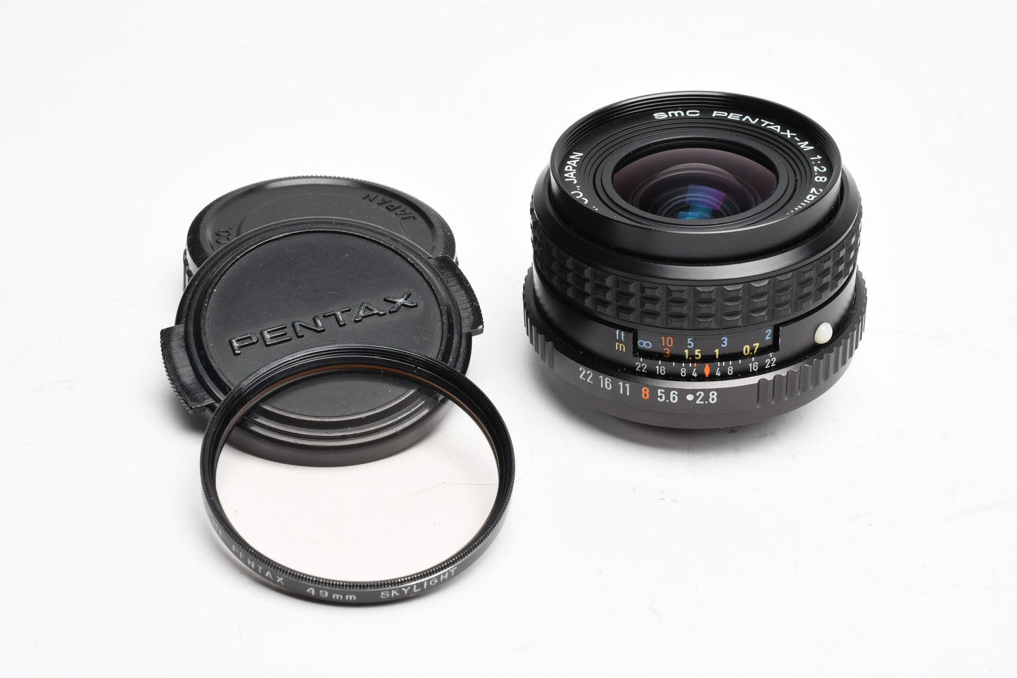 Pentax-M SMC 28mm f2.8 PK Mount, + Pentax UV, Great!
