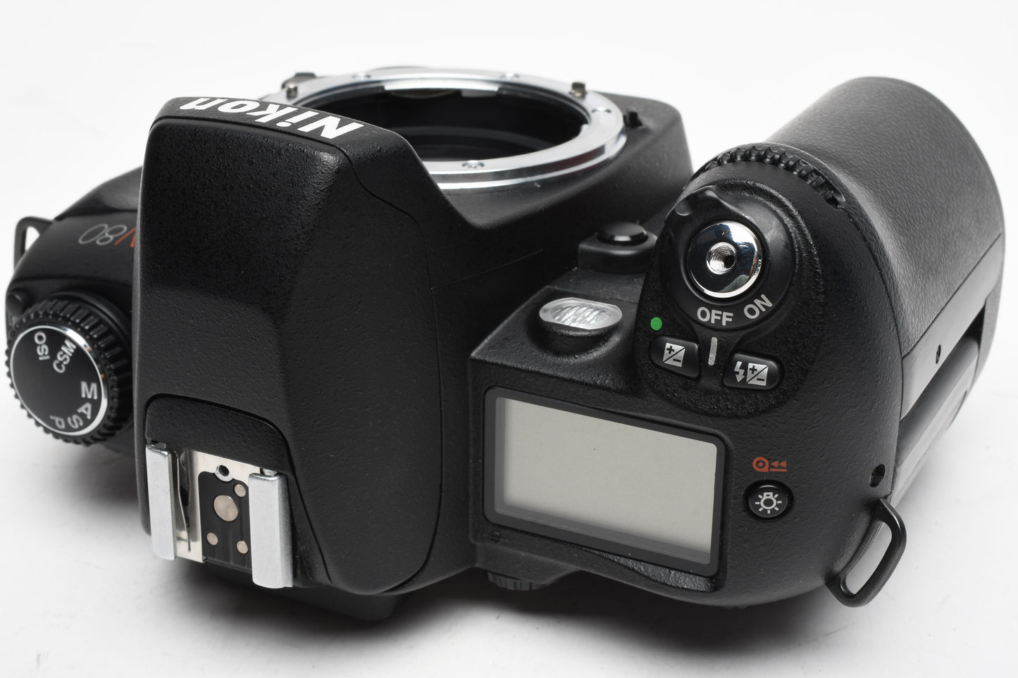 Nikon N80 35mm SLR body, tested, works great!  Clean grip