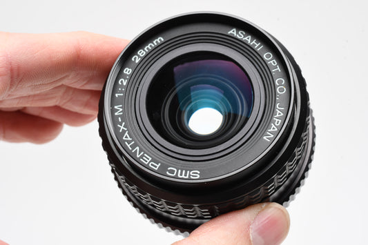 Pentax-M SMC 28mm f2.8 PK Mount, + Pentax UV, Great!