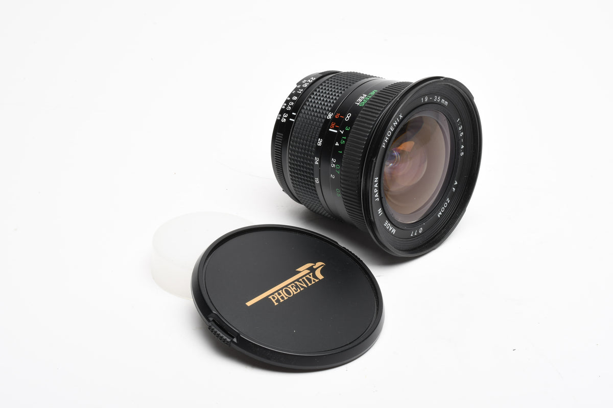 Tamron Phoenix AF 19-35mm f3.5-4.5 Wide Angle Lens Nikon F Mount + caps