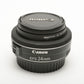 Canon 24mm f2.8 STM pancake lens, caps + Polarizing filter