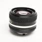Nikon Nikkor 50mm f1.4 AI-S Prime lens, caps, L1Bc, sharp! Nice prime lens
