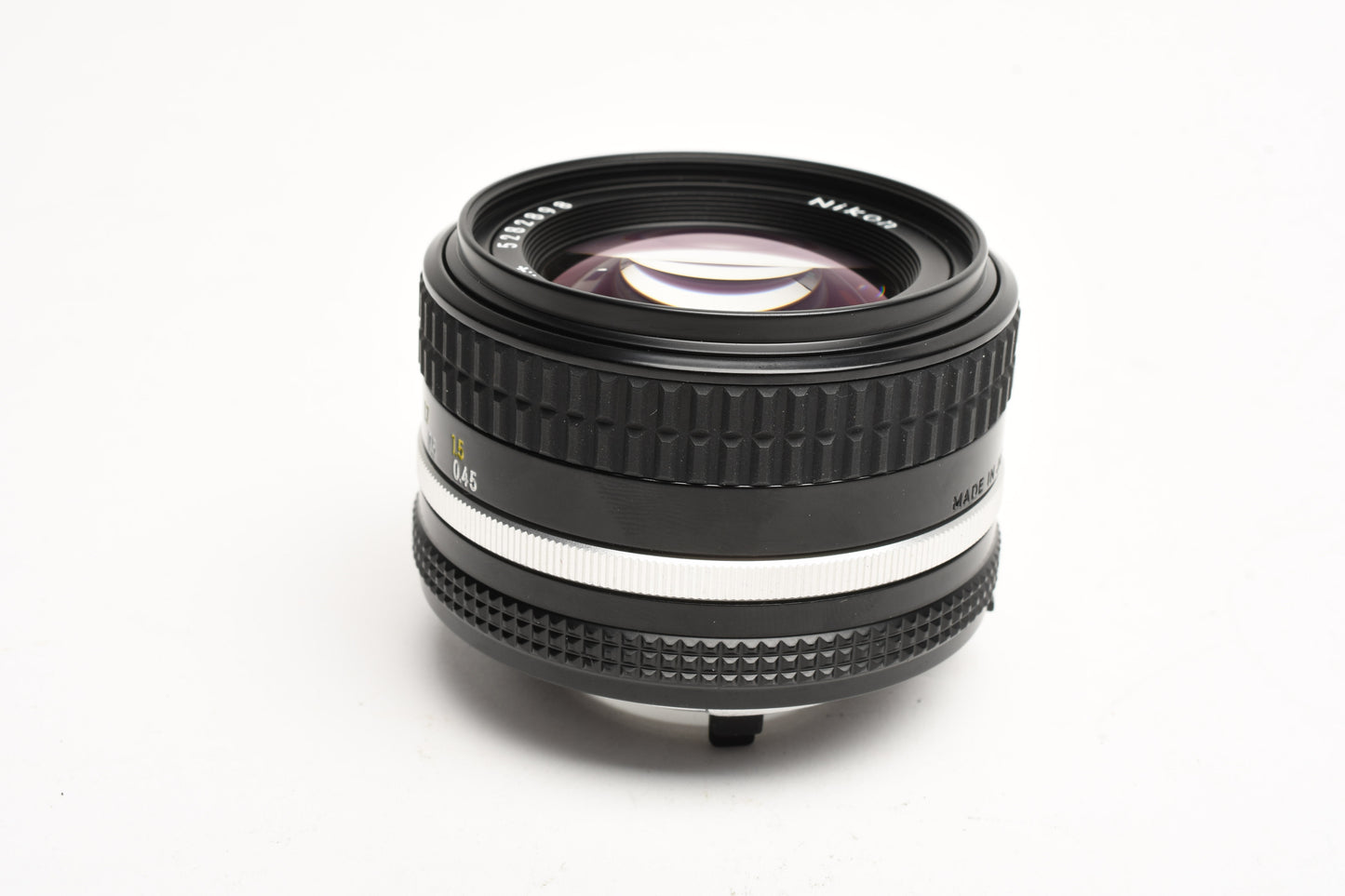 Nikon Nikkor 50mm f1.4 AI-S Prime lens, caps, L1Bc, sharp! Nice prime lens