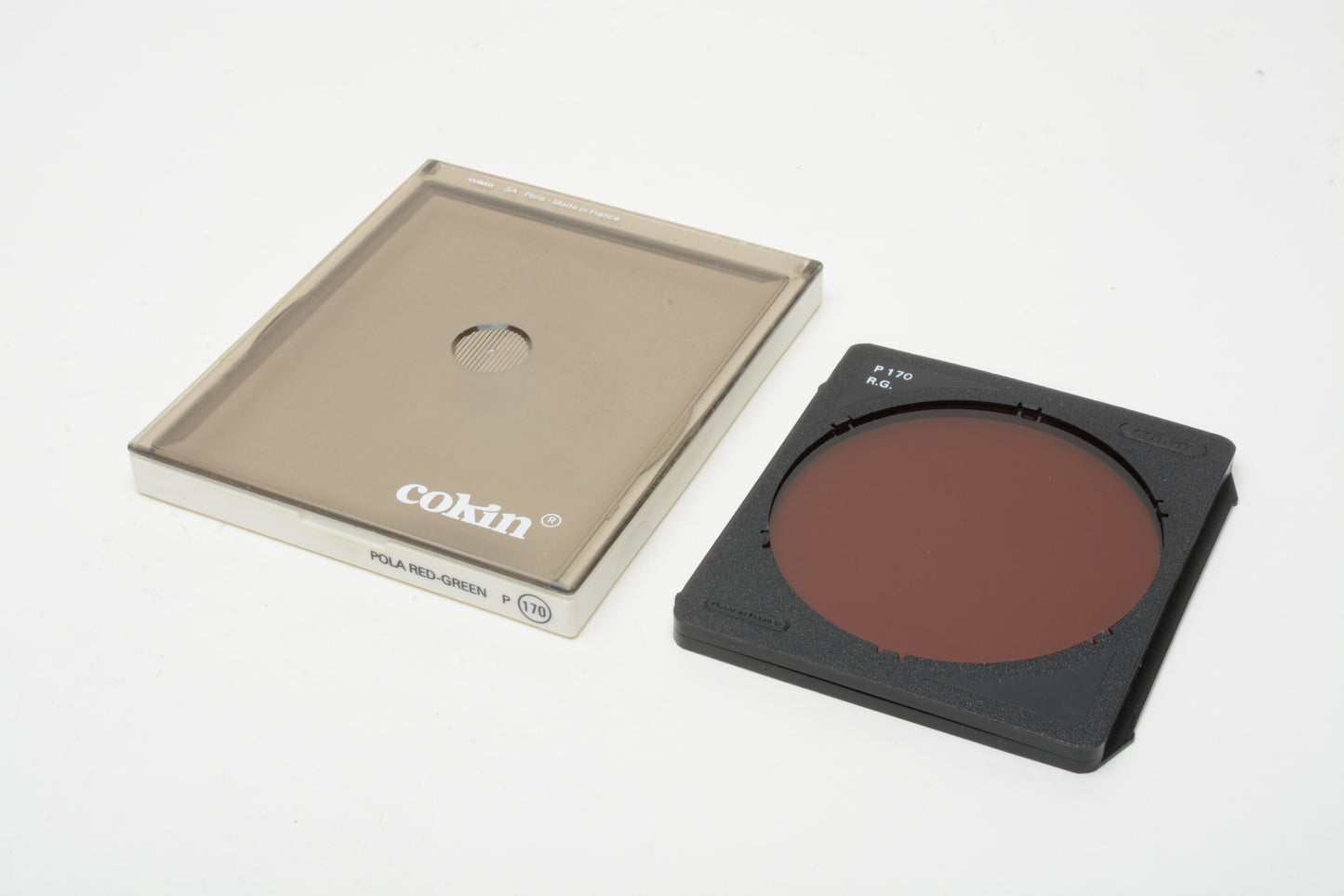 Cokin P series P170 Pola Red Green filter in jewel case, Mint-