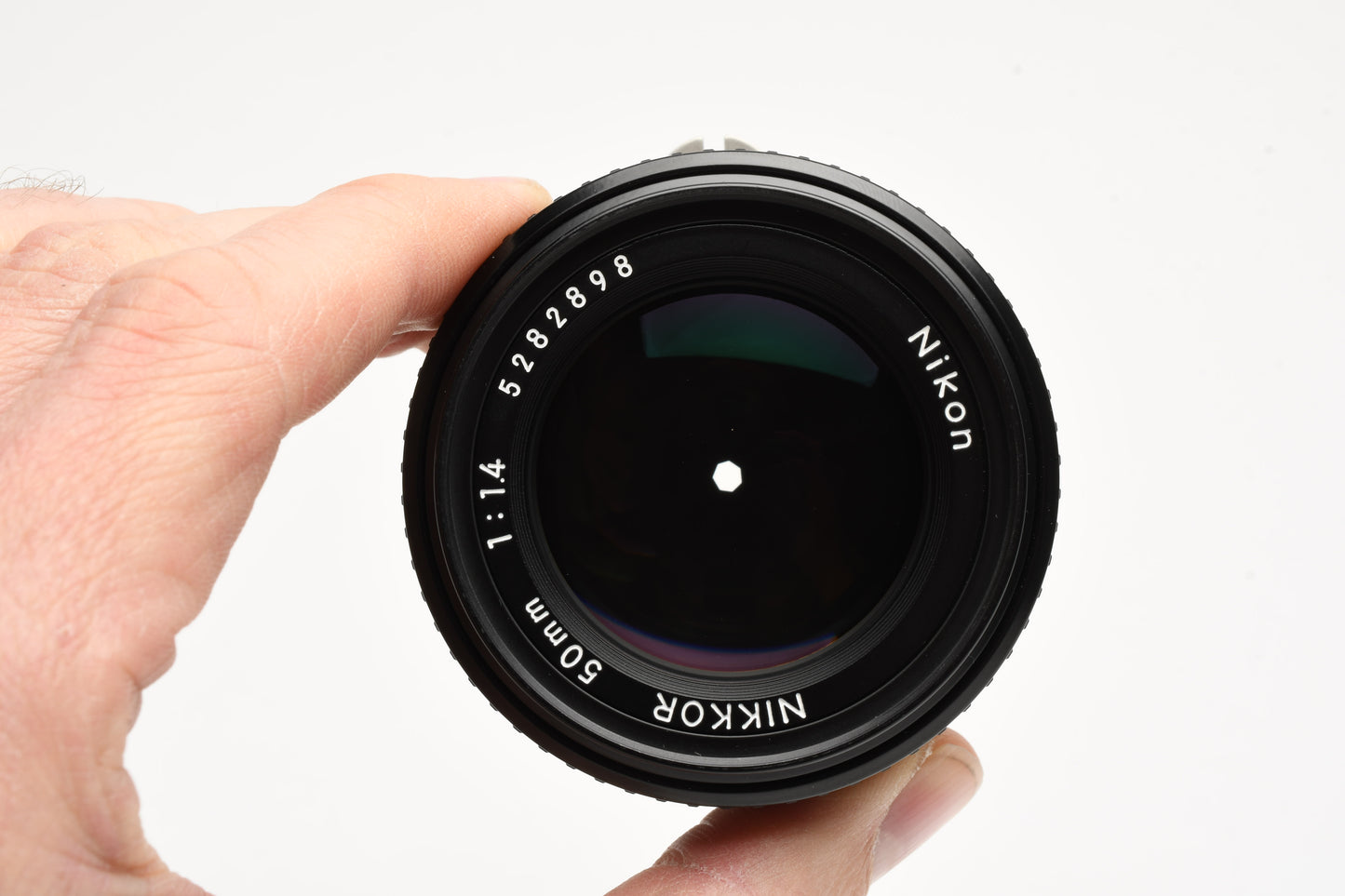 Nikon Nikkor 50mm f1.4 AI-S Prime lens, caps, L1Bc, sharp! Nice prime lens