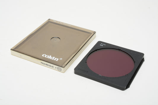 Cokin P series P171 Pola Red Blue filter in jewel case, Mint-