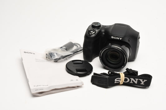 Sony DSC-H200 20.1MP Digital Point&Shoot camera, Manual, Tested