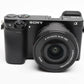 Sony A6000 Mirrorless w/16-50mm zoom, 2X batts, charger, Only 2718 Acts, Boxed