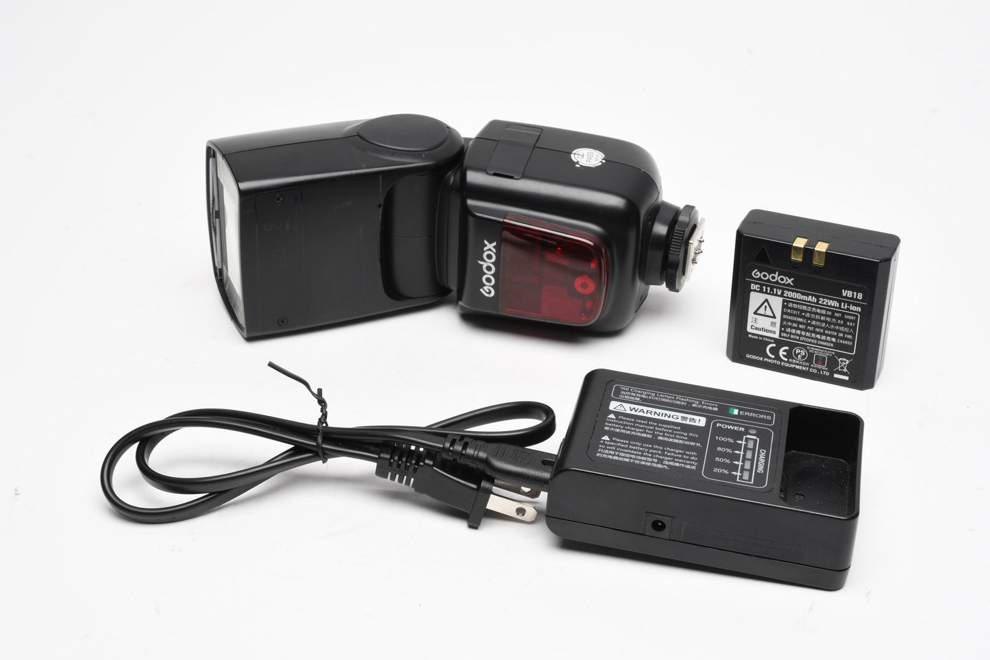 Godox V860II N Lithium battery powered flash for Nikon, Batt+charger, *Bargain