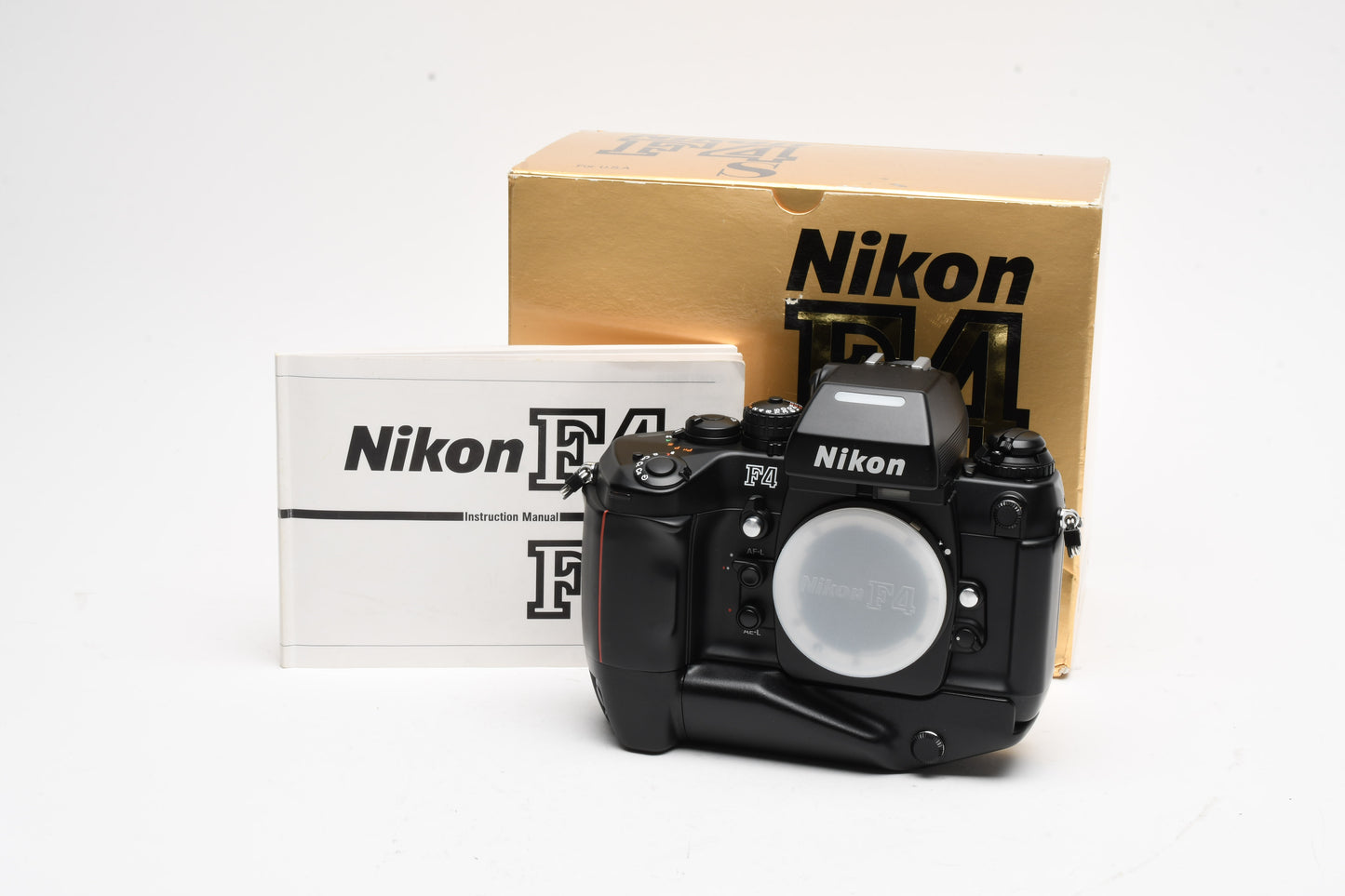 Nikon F4s 35mm SLR body, clean, tested, accurate, Mint-, Boxed