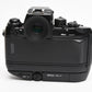 Nikon F4s 35mm SLR body, clean, tested, accurate, Mint-, Boxed