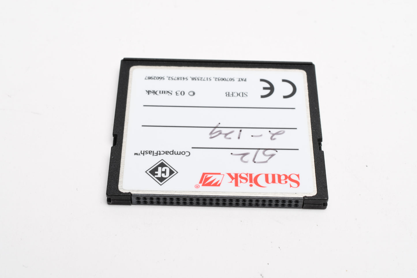SanDisk 512 CF Compact Flash Card in Jewel Case, Formatted