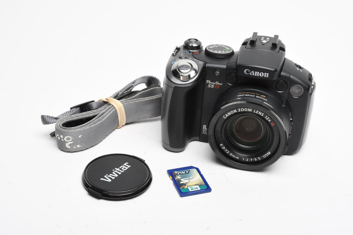 Canon PowerShot S5 IS 8MP Digital Point&Shoot camera, Tested, Great!