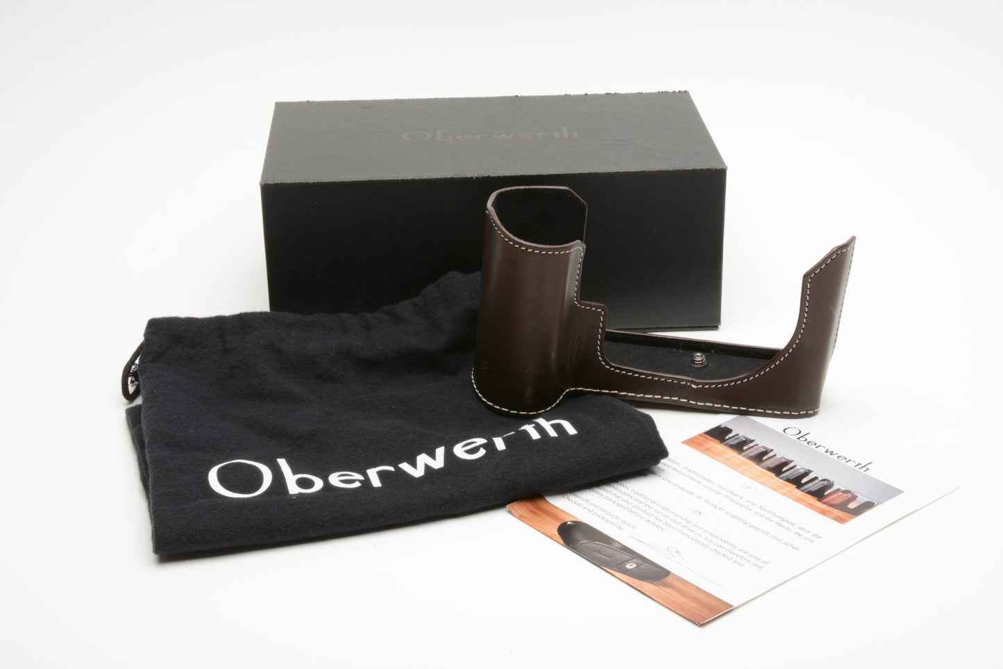 Oberwerth Leica SL2 Half Case (w/out flaps) Classic/Dark brown HC-CL-SL2-LD-506
