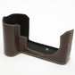 Oberwerth Leica SL2 Half Case (w/out flaps) Classic/Dark brown HC-CL-SL2-LD-506