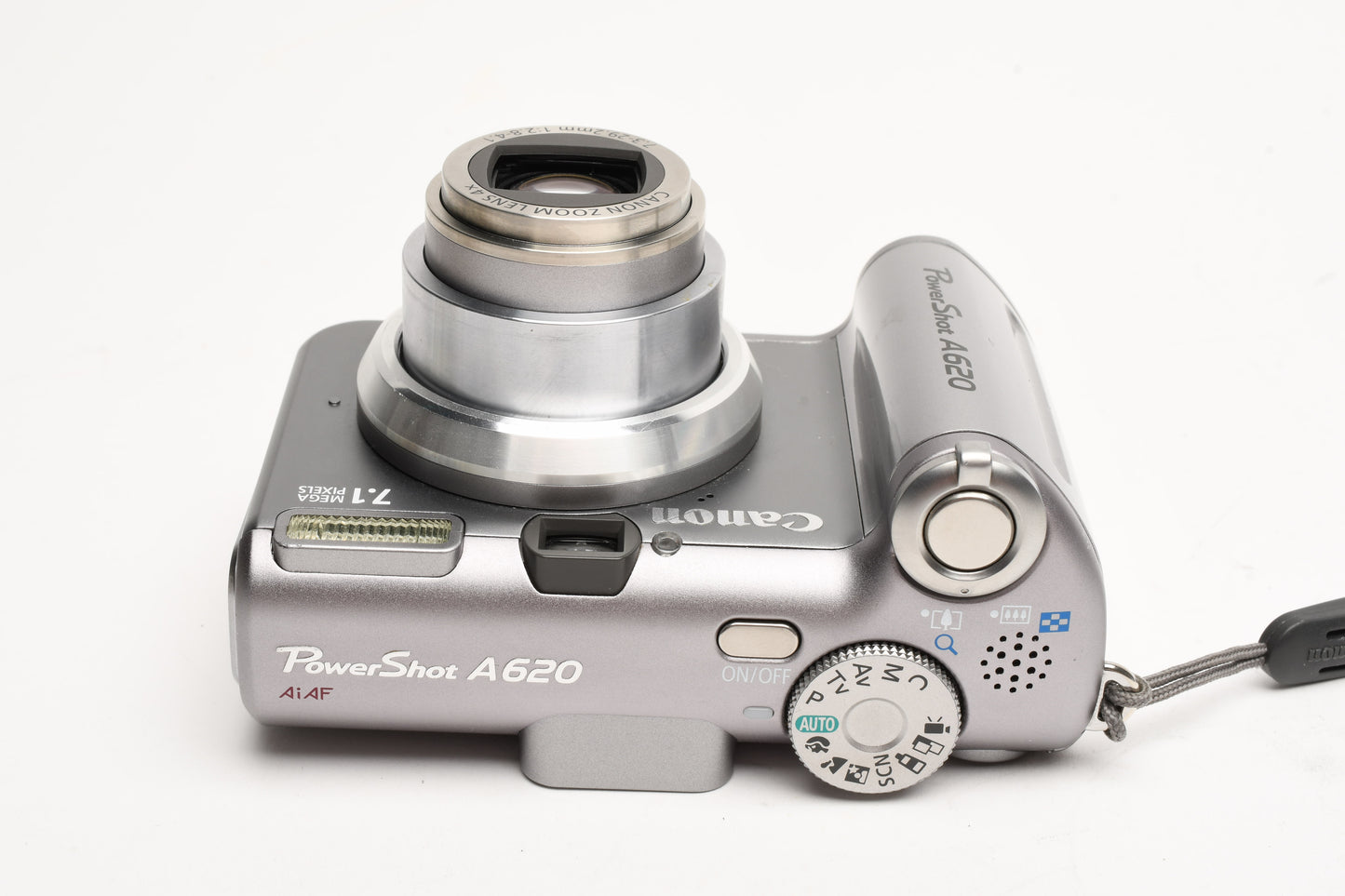 Canon PowerShot A620 7.1MP Digital Point&Shoot Camera, Manual, USB