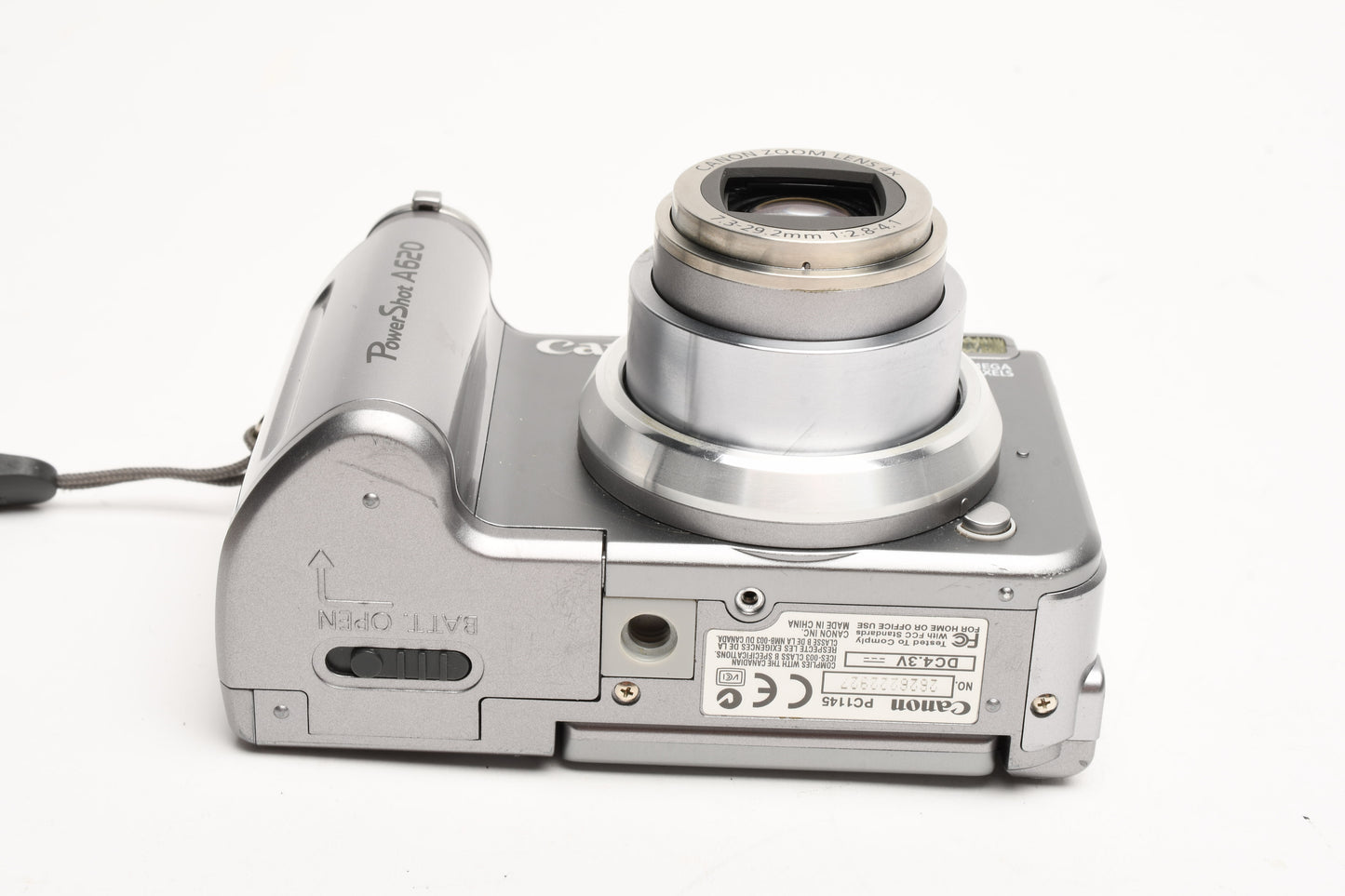 Canon PowerShot A620 7.1MP Digital Point&Shoot Camera, Manual, USB