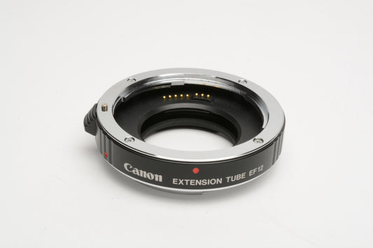 Canon EF12 Extension tube w/caps, pouch, boxed, barely used