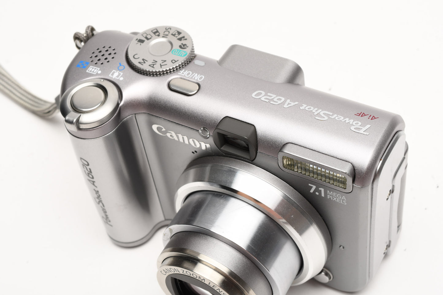 Canon PowerShot A620 7.1MP Digital Point&Shoot Camera, Manual, USB