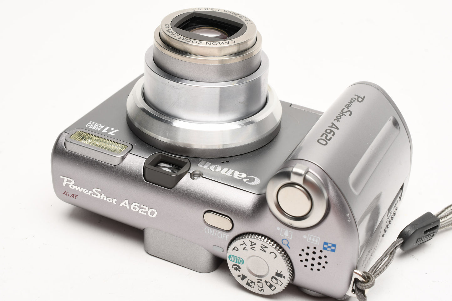 Canon PowerShot A620 7.1MP Digital Point&Shoot Camera, Manual, USB