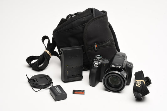 Sony CyberShot DSC-HX1 9.1MP Digital Point&Shoot, Case, Batt+Charger