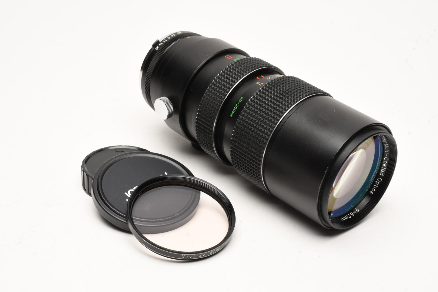JC Penney 80-200mm f3.5 2-Touch Fast telephoto zoom lens Minolta MD +UV