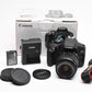 Canon Rebel T7 DSLR w/18-55mm f3.5-5.6 IS II w/Case, 0 Acts! NEW