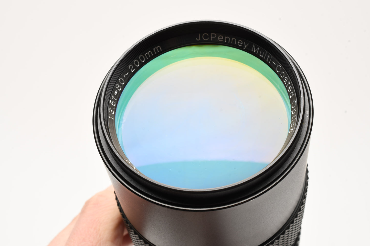 JC Penney 80-200mm f3.5 2-Touch Fast telephoto zoom lens Minolta MD +UV