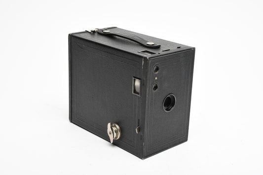 Kodak No. 2A Brownie Model C Box Camera 116 Film (Black)