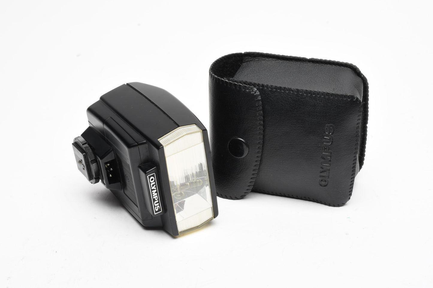 Olympus T20 Electronic Flash w/Case, tested, Clean!