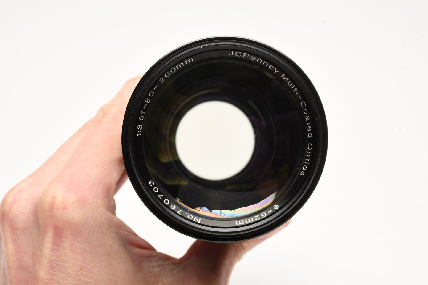 JC Penney 80-200mm f3.5 2-Touch Fast telephoto zoom lens Minolta MD +UV