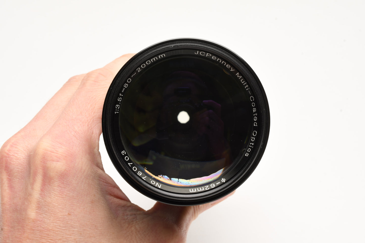 JC Penney 80-200mm f3.5 2-Touch Fast telephoto zoom lens Minolta MD +UV