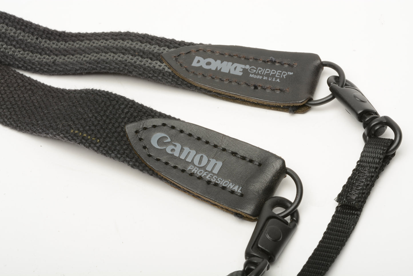 Domke 1" gripper strap - Genuine - Original - Very clean, w/metal clips