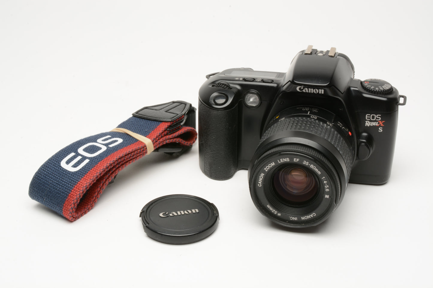 Canon EOS Rebel XS 35mm SLR EF 35-80mm F4-5.6 III, Very Clean, Tested