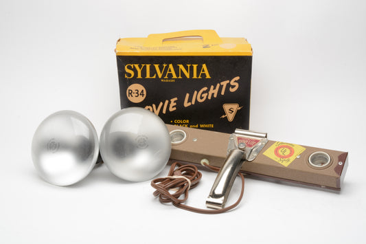Sylvania SpinDial 2-Light Light bar w/2X bulbs, Very clean