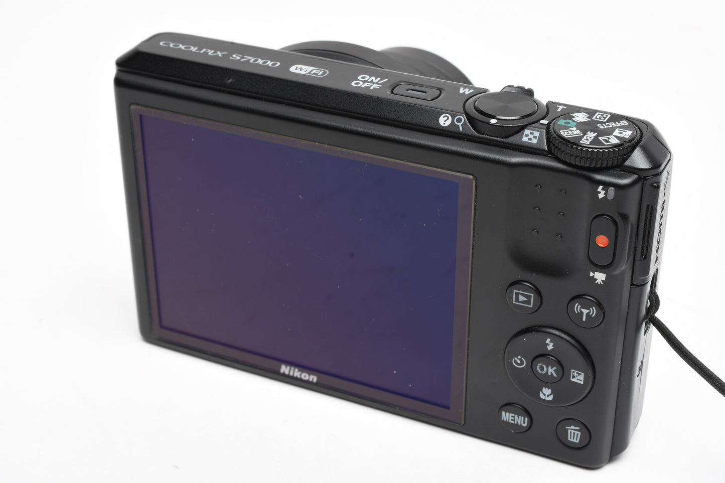 Nikon Coolpix S7000 16MP Digital Point & Shoot camera, batt, charger, Great!