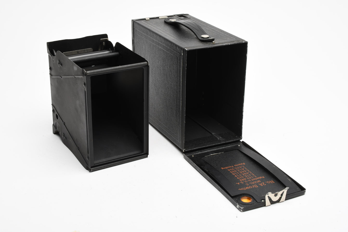 Kodak No. 2A Brownie Model C Box Camera 116 Film (Black)