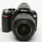 Nikon D60 DSLR body w/18-55mm f3.5-5.6G DX, batt+charger+2GB SD+USB 9592 Acts!