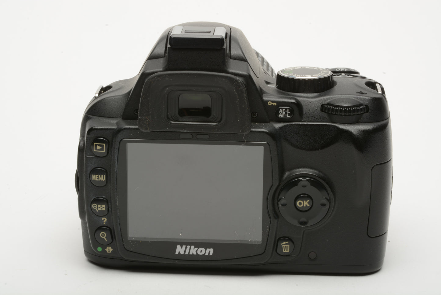 Nikon D60 DSLR body w/18-55mm f3.5-5.6G DX, batt+charger+2GB SD+USB 9592 Acts!