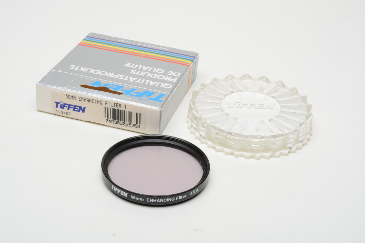 Tiffen 58mm Enhancing Filter in jewel case - very clean - Boxed