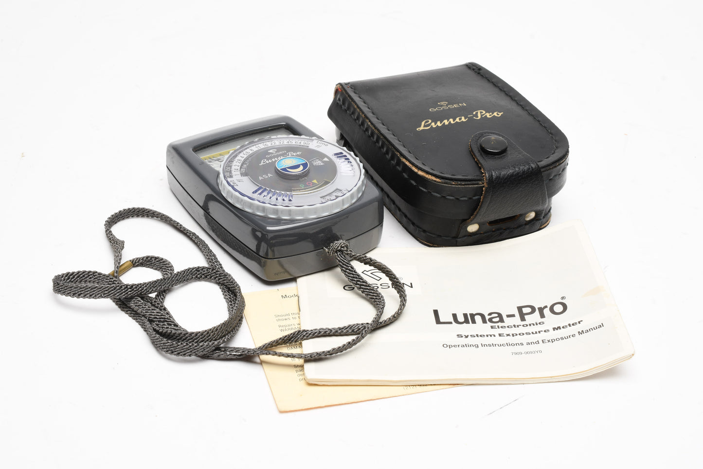 Gossen Luna Pro CDS Incident Light Meter in Case, Tested, Great!